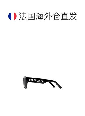 欧洲直邮BALENCIAGA (2025) Max Square Afen 黑色太阳镜巴黎世家