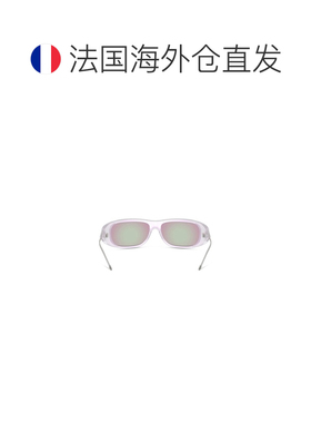 自营欧洲直邮Diesel迪赛 女士淡紫色注塑环绕式太阳镜