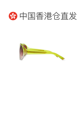 1h可退 香港直邮Gucci 古驰 女士 圆框太阳镜 GG2012S green绿色