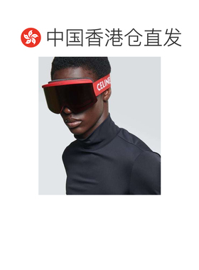 香港直邮Celine 思琳 男士 徽标滑雪护目镜 red红色 舒适时尚