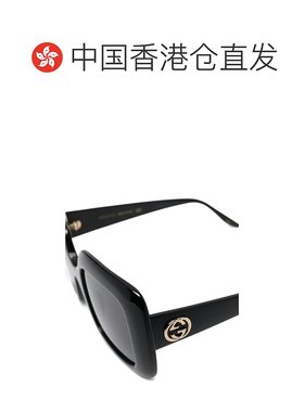 自营Gucci 黑色方框太阳镜 GG0896S古驰