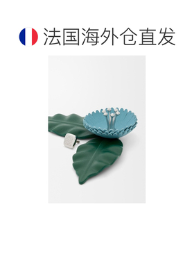 自营 欧洲直邮Loewe罗意威 女士蓝色小牛皮花朵胸【付后1h可退】