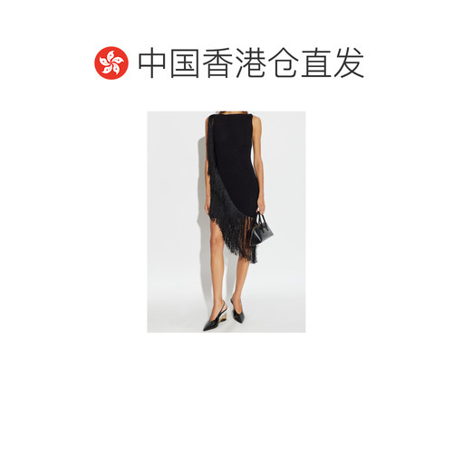 Alaia 流苏细节连衣裙 AA9R3097K217D包臀裙 【付后1h可退】 - 图1