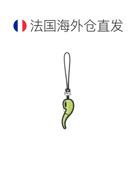 欧洲直邮自营 LONGCHAMP珑骧 男士浅绿色钥匙圈钥【付后1h可退】