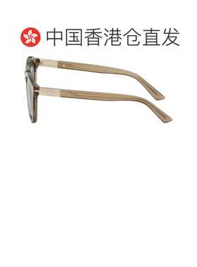 香港直邮Gucci 古驰 男士 棕色 Round-Frame 太阳镜 GG1501S