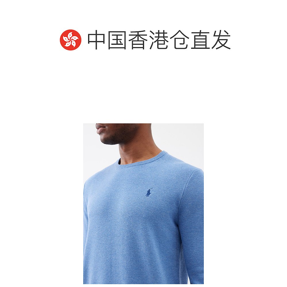 香港直邮Polo Ralph Lauren 男士Logo刺绣棉质毛衣