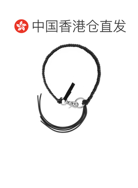 香港直邮Our Legacy 男士 Ladon 黑色皮革项链 A2268LBLBLACKLEAT