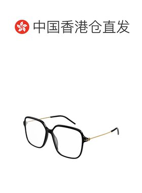 1h可退 香港直邮Gucci 古驰 女士 徽标平光镜 GG1271O black黑色