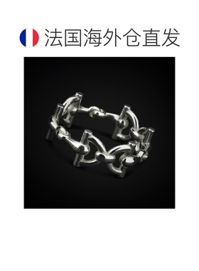 欧洲直邮自营GUCCI古驰 Staffa 925银马镫戒指首饰男女同款配饰