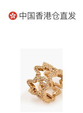 香港直邮ZIMMERMANN 女士 镀金水晶戒指 0830XF24G