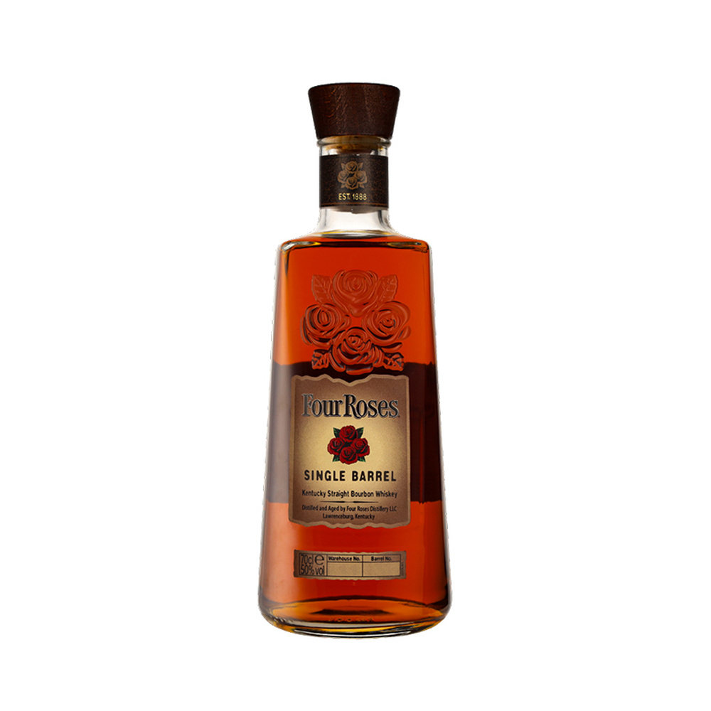 欧洲直邮four roses四玫瑰波本威士忌700ml蒸酿高度洋酒原装进口