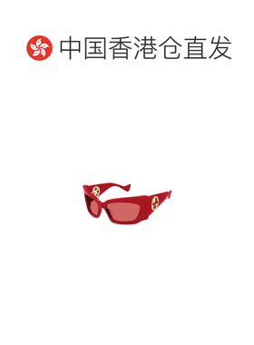 自营Gucci 几何框太阳镜 GG1412S古驰正品百搭显脸小高级感