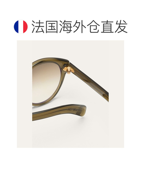 自营欧洲直邮Loro Piana 女士棕绿色醋酸纤维太阳镜