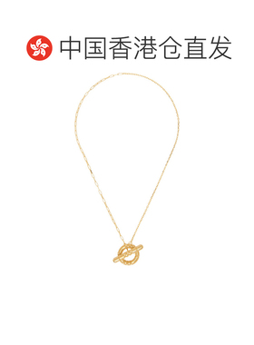 香港直邮Burberry 巴宝莉 女士 Check Granulation T-Bar 项链 81