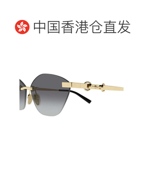 1h可退 香港直邮Gucci 古驰 女士 GG2050S col. 002 金色太阳眼镜