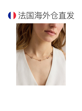 自营欧洲直邮Ralph Lauren拉夫劳伦 女士金色宝石项链