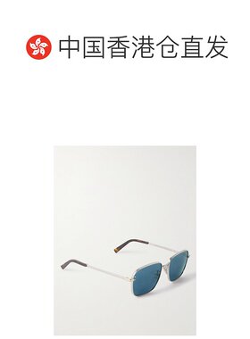 香港直邮DIOR 迪奥 男士 CD S4U 钻石D形框镀银龟甲色醋纤太阳眼