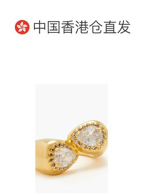 1h可退 香港直邮ZIMMERMANN 女士 12-karat 镀金水晶戒指 5423S24