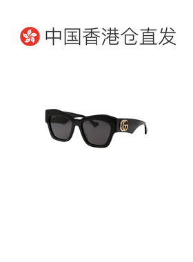 香港直邮GUCCI 女士眼镜 GG1422S001 SS2026 黑色 猫眼框太阳镜