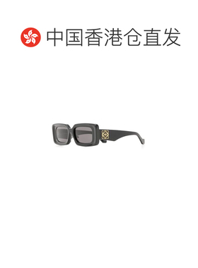 1h可退 香港直邮LOEWE 罗意威 女士 黑色太阳眼镜 LW40102F52