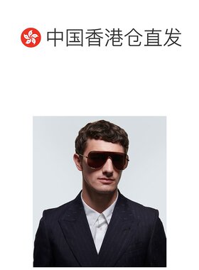 1h可退 香港直邮Gucci 古驰 男士 Frame 面具太阳眼镜 000919