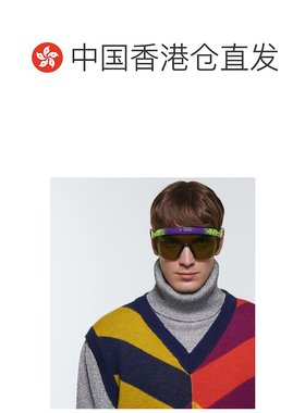 香港直邮Gucci 古驰 男士 面具太阳眼镜 000919 green绿色 舒适时