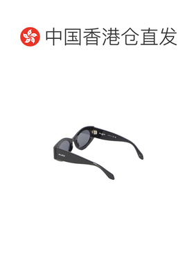 香港直邮ALAIA 女士眼镜 AA0080S00152NOIR AW2024 黑色 Oval sun