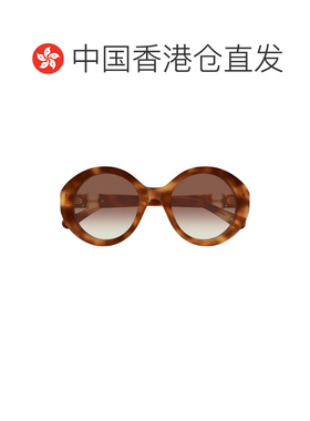 香港直邮CHLOÉ 女士眼镜 CH0332S003 CO 棕色 全框太阳镜