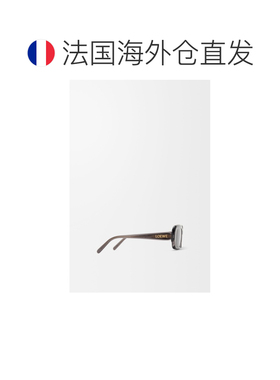 自营1h可退 欧洲直邮Loewe罗意威 女士灰色醋酸纤维矩形太阳镜