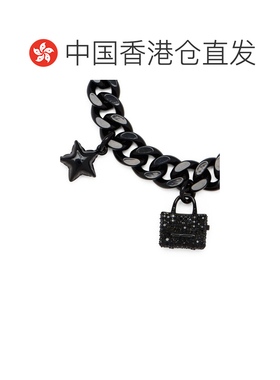 香港直邮Marc Jacobs 马克 雅可布 女士 BIJOUX 黑色莱茵石装饰手