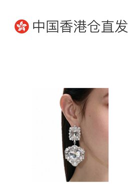 Self-Portrait 水晶珍珠多层心形耳环 PF【付后1h可退】