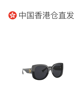 香港直邮VERSACE 女士眼镜 VE4387GB187 SS2026 黑色 徽标太阳镜
