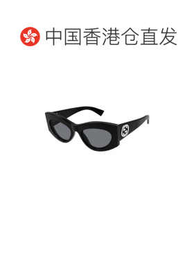 1h可退 香港直邮Gucci 古驰 女士 全框太阳镜 GG1843S black黑色