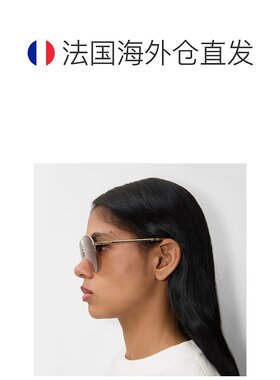 欧洲直邮Burberry/博柏利 女士浅棕色醋酸纤维太阳镜新款