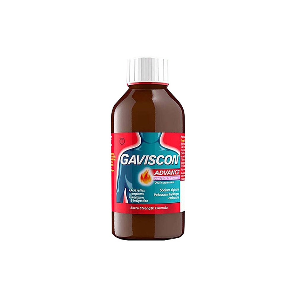 欧洲直邮Gaviscon嘉胃斯康口服液缓解胃酸烧心反流酸起效快助消化 - 图0