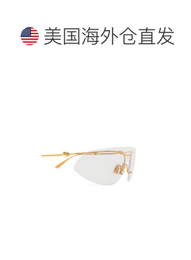 1h可退 香港直邮Bottega Veneta 葆蝶家 男士 金色结饰太阳镜 BV1