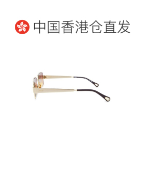 1h可退 香港直邮Chloe 蔻依 女士 Holly 矩形太阳眼镜 CH0354S