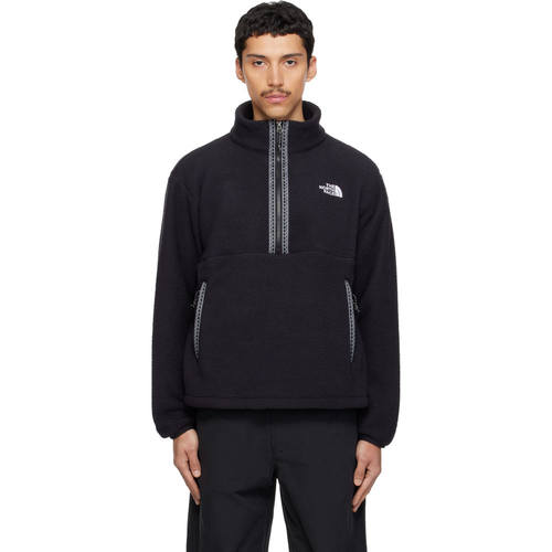 香港直邮the north face 北面 男士 黑色 TNF Fleeski Quarter-Zi - 图3