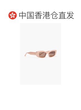 1h可退 香港直邮valentino 华伦天奴 女士 矩形框铆钉醋纤太阳眼