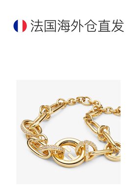 1h可退 欧洲直邮FENDI (2025新品)芬迪 EverRound 手链-金色手链