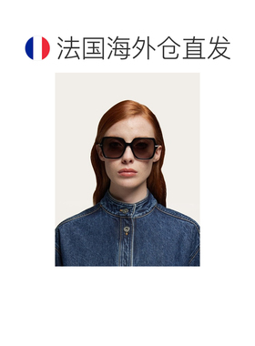 自营欧洲直邮Ferragamo菲拉格慕 女士醋酸纤维几何大太阳镜