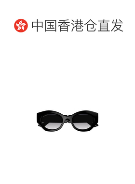 香港直邮Gucci 古驰 女士 几何框太阳镜 GG1553S black黑色 舒适