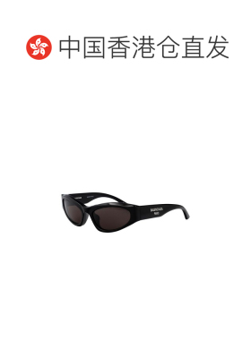 香港直邮BALENCIAGA 女士太阳镜 BB0387S001 AW2025 黑色 几何形