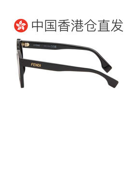 香港直邮Fendi 芬迪 女士 黑色 Lettering 太阳镜 FE40175IW5401F