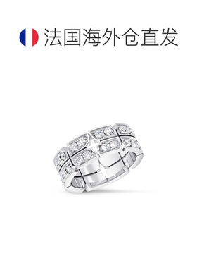 自营欧洲直邮LV路易威登 Tumbler金色白金老花花朵图案戒指男女通