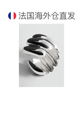 自营欧洲直邮Mango芒果 女士银色伦敦手镯