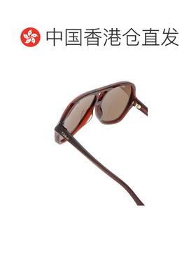香港直邮Chloe 蔻依 女士 SalomÃ© 酒红色醋纤太阳眼镜 CH0289S00