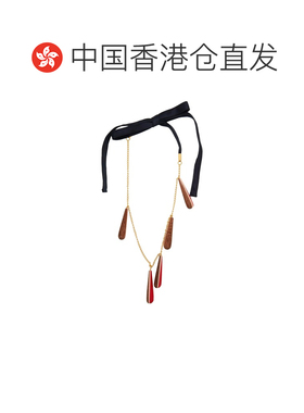 1h可退 香港直邮Marni 玛尼 女士 项链 black黑色 舒适时尚
