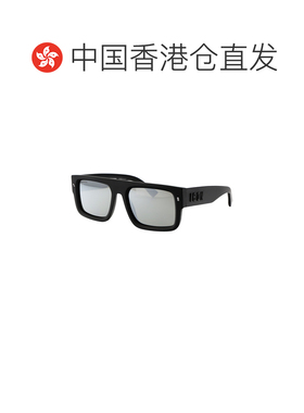 1h可退 香港直邮DSQUARED2 男士太阳镜 ICON0008S003T4 SS2026 黑