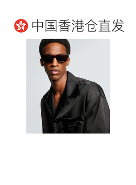 1h可退 香港直邮Prada 普拉达 男士 矩形太阳眼镜 brown棕色 舒适